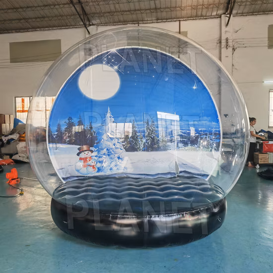 広告/ホリデー用にカスタマイズされた巨大なインフレータブルスノードーム